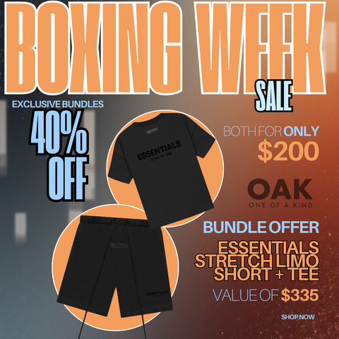 ESSENTIALS FOG STRETCH LIMO SS22 TEE+SHORTS BUNDLE