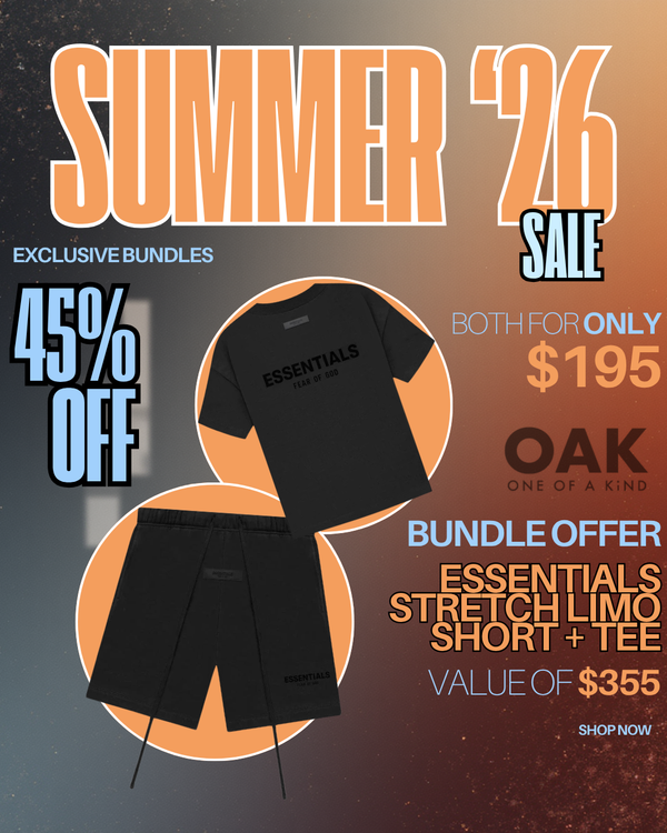 ESSENTIALS CLOTHING ESSENTIALS FOG STRETCH LIMO SS22 TEE+SHORTS BUNDLE