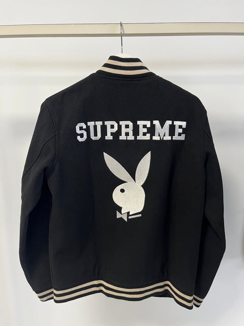 SUPREME CLOTHING SUPREME X PLAYBOY WOOL VARSITY JACKET 8mGgUmulC