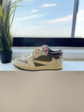 JORDAN SHOES JORDAN 1 LOW X TRAVIS SCOTT REVERSE MOCHA (USED)