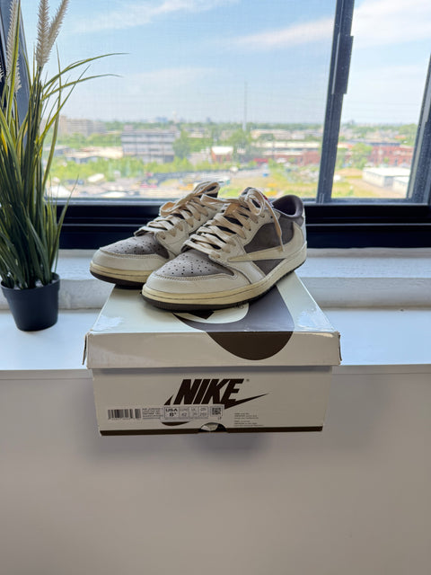 JORDAN SHOES JORDAN 1 LOW X TRAVIS SCOTT REVERSE MOCHA (USED)