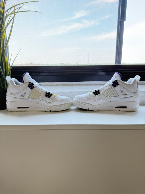 JORDAN SHOES JORDAN 4 METALLIC PURPLE GS (FLAWED)