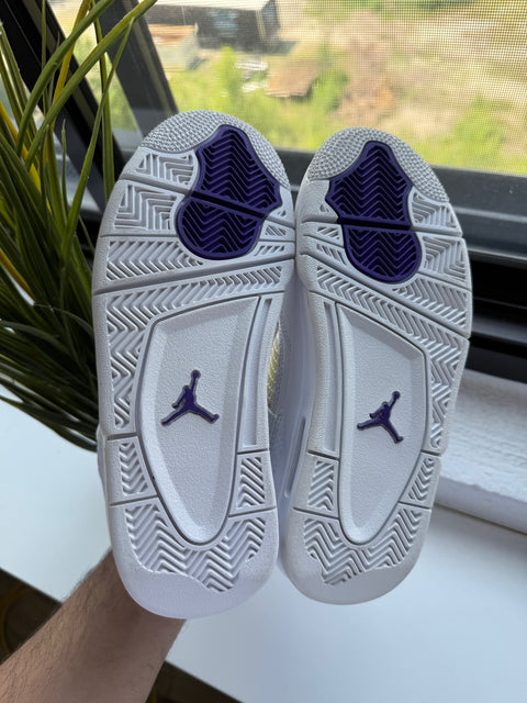 JORDAN SHOES JORDAN 4 METALLIC PURPLE GS (FLAWED)