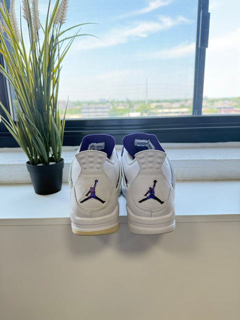 JORDAN SHOES JORDAN 4 METALLIC PURPLE (FLAWED)