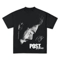 WEARICY CLOTHING POST MALONE JUMBO GRAPHIC T-SHIRT BLACK