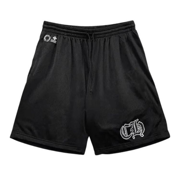 CHROME HEARTS MESH SHORTS BLACK – ONE OF A KIND