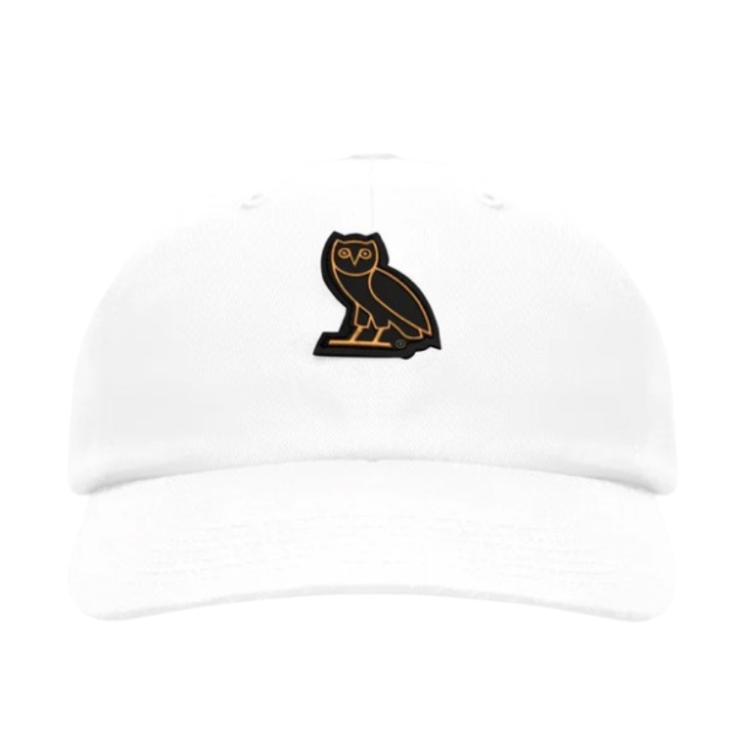 OVO OWL LOGO CAP WHITE