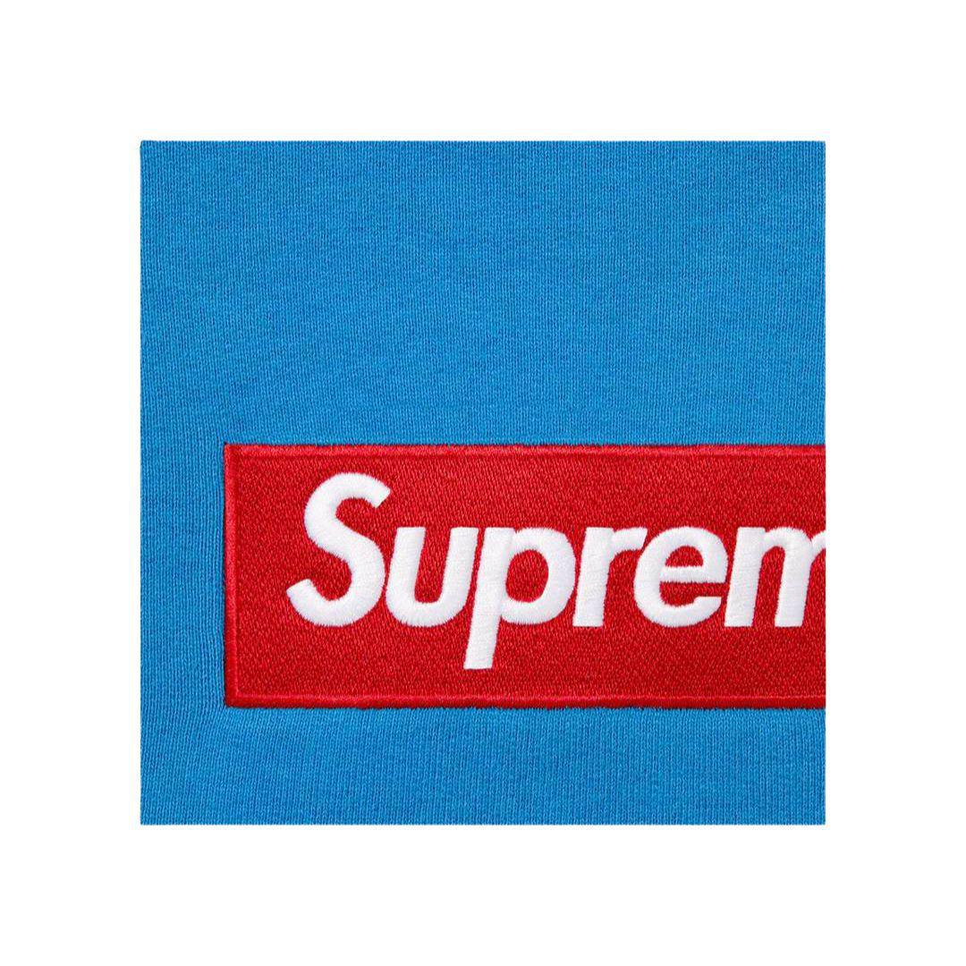 SUPREME FW22 RED BOX LOGO CREWNECK BLUE – ONE OF A KIND
