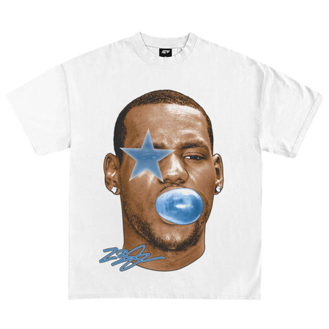 LEBRON JAMES BUBBLE GUM GRAPHIC T-SHIRT WHITE