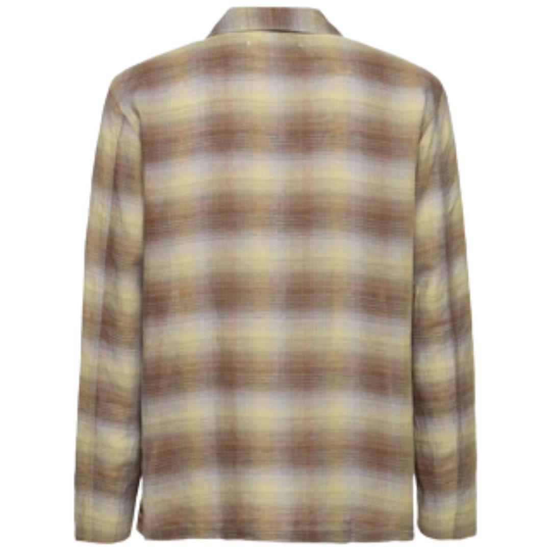 OUR LEGACY BOX CHECKERED SHIRT BROWN