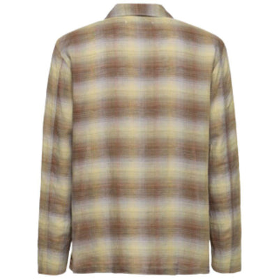 OUR LEGACY BOX CHECKERED SHIRT BROWN