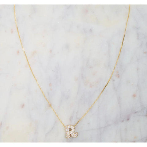 EVERYDAY INITIAL NECKLACE GOLD
