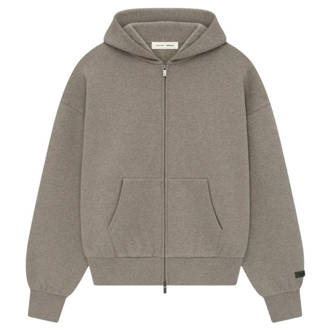 ESSENTIALS CLOTHING ESSENTIALS FOG CLASSIC FIT ZIP UP HOODIE HOMESTEAD HEATHER SS25