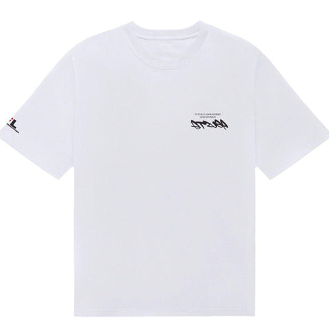 MALBON FUTURA BUCKETS TEE WHITE