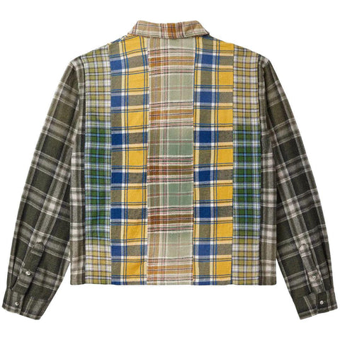 VALE FOREVER EARTH DAY FLANNEL GREEN/PATCHWORK