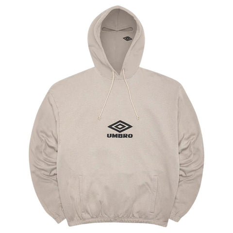 UMBRO OG LOGO MASKED HOODIE TAUPE