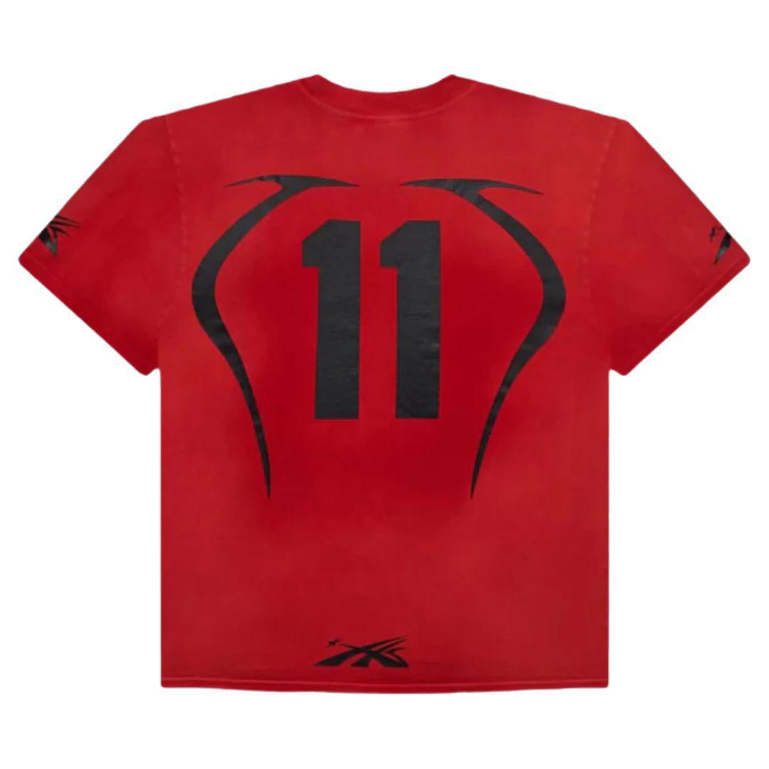HELLSTAR WARM UP T-SHIRT RED
