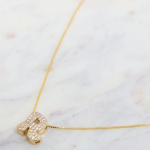 EVERYDAY INITIAL NECKLACE GOLD