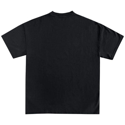 DENNIS RODMAN JUMBO RED GRAPHIC T-SHIRT BLACK