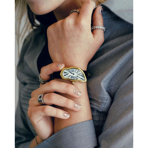 LAPHONT MELTING WATCH SLIM FACE GOLD