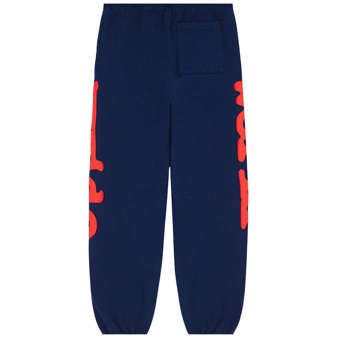 SP5DER BELUGA SWEATPANTS NAVY/RED