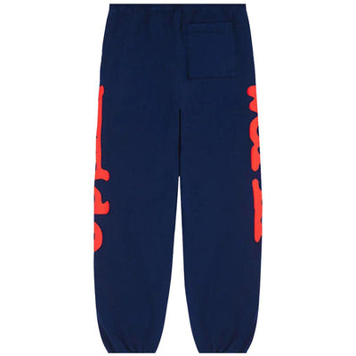 SP5DER BELUGA SWEATPANTS NAVY/RED