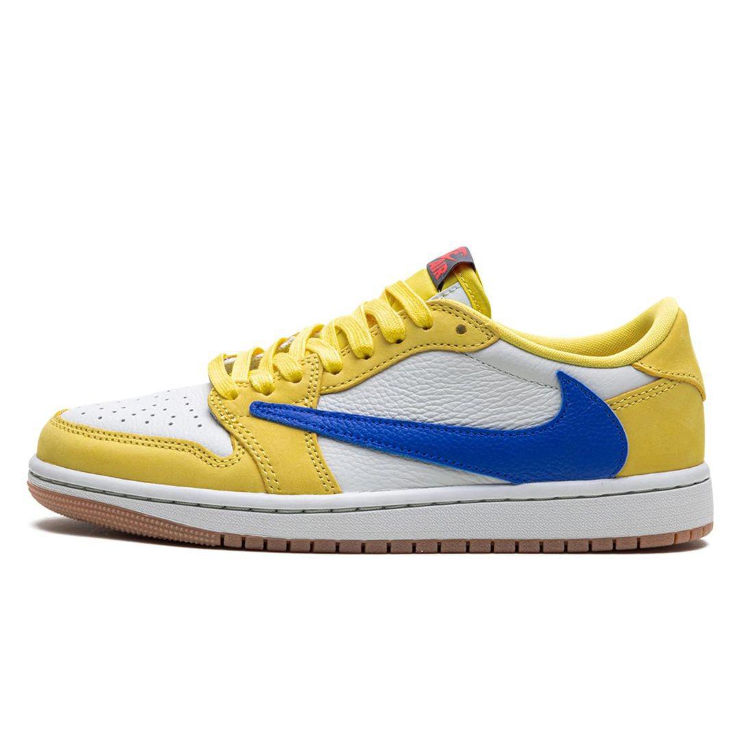 JORDAN 1 LOW TRAVIS SCOTT CANARY YELLOW (W)