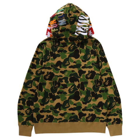 BAPE ABC CAMO TIGER FULL ZIP HOODIE GREEN