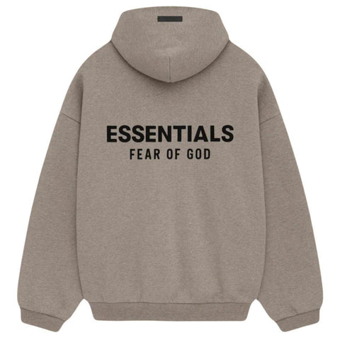 ESSENTIALS FOG HOODIE HEATHER GREY FW24