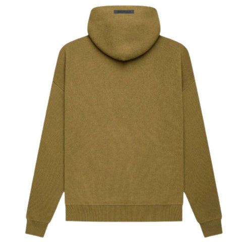 ESSENTIALS FOG KNIT HOODIE AMBER