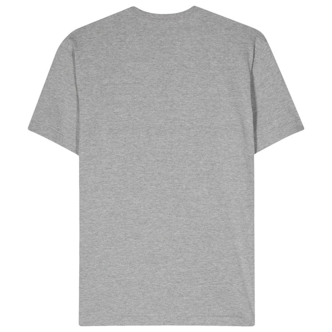 COMME DES GARÇONS PLAY DOUBLE HEART EMBLEM T-shirt Girls GREY