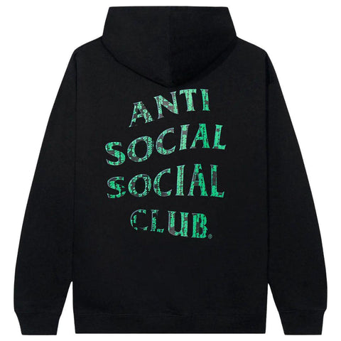 ANTI SOCIAL SOCIAL CLUB GLITCH HOODIE BLACK