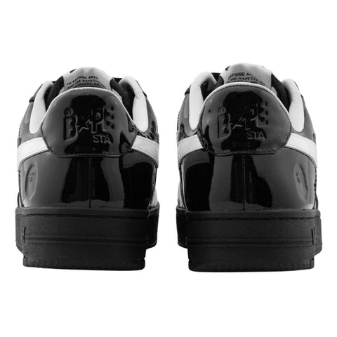 A BATHING APE BAPESTA #2 BLACK PATENT