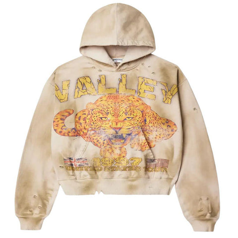VALE FOREVER CHEETAH HOODIE TAN