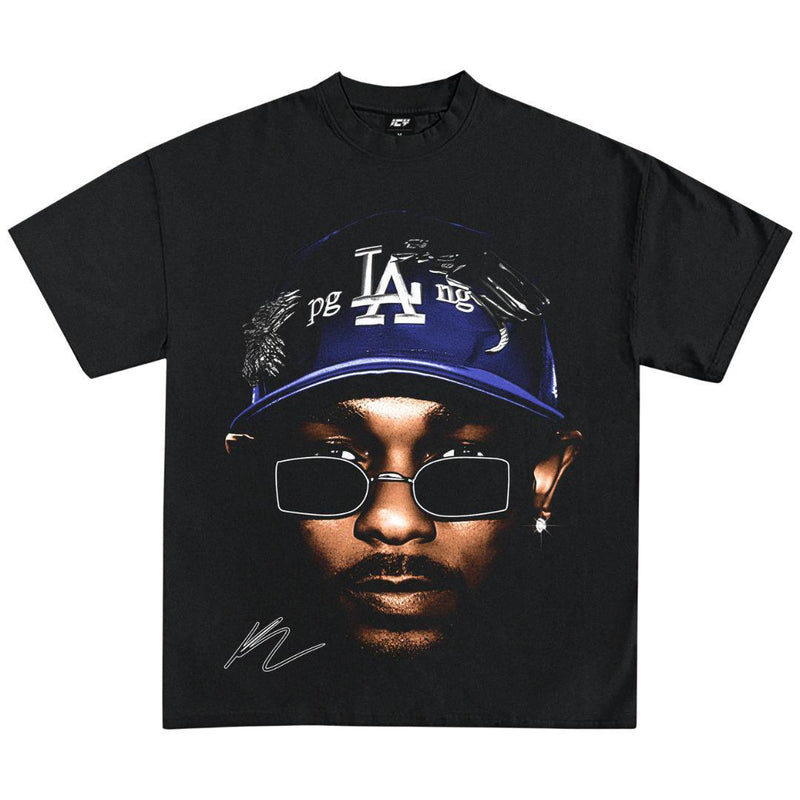 WEARICY CLOTHING KENDRICK LAMAR LA EXCLUSIVE GRAPHIC T-SHIRT BLACK