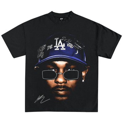 KENDRICK LAMAR LA EXCLUSIVE GRAPHIC T-SHIRT BLACK