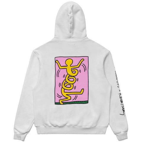MALBON X KEITH HARING HOODIE WHITE
