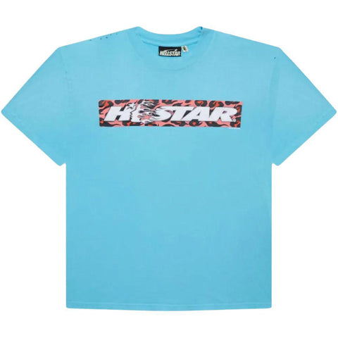 HELLSTAR BOX LOGO T-SHIRT BLUE