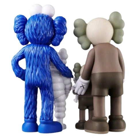 KAWS FAMILY VINYL FIGURES BROWN/BLUE/WHITE