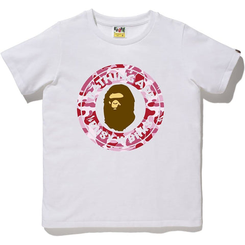 BAPE CLOTHING BAPE ABC CAMO BUSY WORKS WHITE/PINK