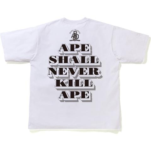 BAPE CLOTHING BAPE CLASSIC RELAXED TEE WHITE/GREEN RWKDTazdO