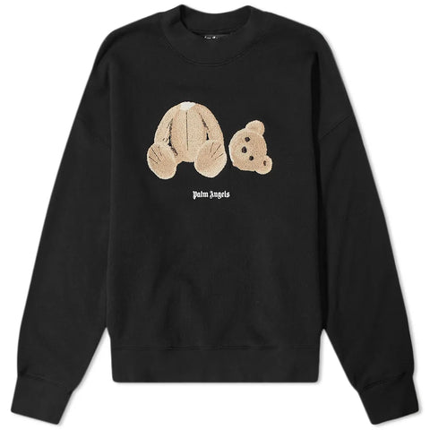 PALM ANGELS KILL THE BEAR CREWNECK BLACK