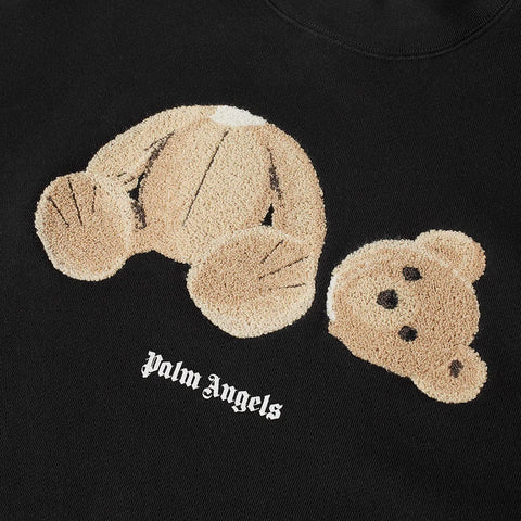 PALM ANGELS KILL THE BEAR CREWNECK BLACK