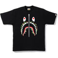 BAPE Clothing BAPE ABC SILVER ZIP SHARK TEE BLACK/GREEN