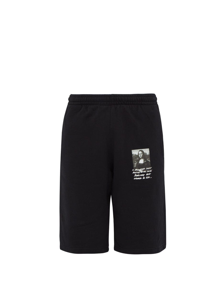 OFF WHITE CLOTHING OFF WHITE MONA LISA SHORTS _USHTuBo2