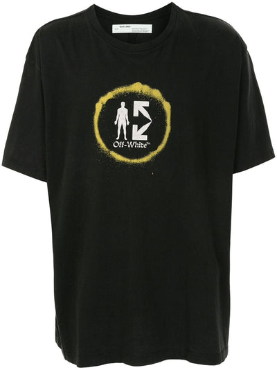 OFF WHITE CLOTHING OFF WHITE OVERSIZED HALF ARROW TEE BLACK jFz3lurV2