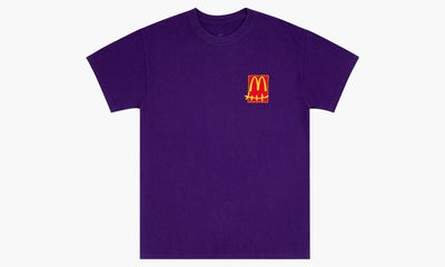 TRAVIS SCOTT CLOTHING TRAVIS SCOTT X MCDONALDS ACTION FIGURE T-SHIRT PURPLE