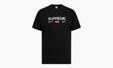 SUPREME CLOTHING SUPREME EST.1994 TEE BLACK