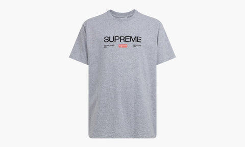 SUPREME CLOTHING SUPREME EST.1994 TEE GREY