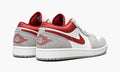 JORDAN SHOES JORDAN 1 LOW WHITE/GREY/RED